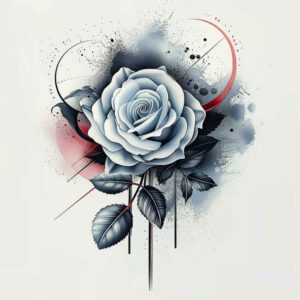 detailed-rose-tattoo – tattoo design ideas free ai generated – tiny-detail – for-calf – Gallery: roses-inkby-ai