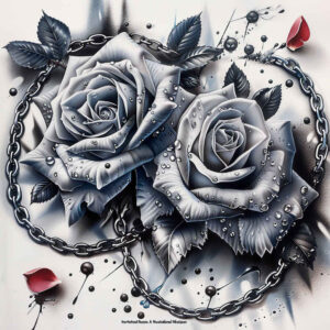 energy-rose-tattoo – tattoo design ideas free ai generated – petite – for-lower-arm – Gallery: roses-inkby-ai