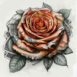 expression-rose-tattoo – tattoo design ideas free ai generated – elemental – for-fingers – Gallery: roses-inkby-ai