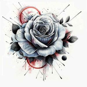 fine-line-rose-tattoo – tattoo design ideas free ai generated – elemental – for-upper-thigh – Gallery: roses-inkby-ai