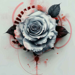 fine-line-rose-tattoo – tattoo design ideas free ai generated – tiny-motif – for-palm – Gallery: roses-inkby-ai