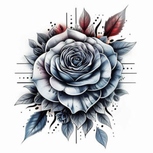 fine-line-rose-tattoo – tattoo design ideas free ai generated – ultra-thin – for-elbow – Gallery: roses-inkby-ai