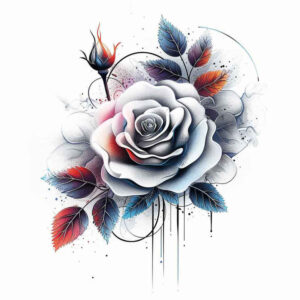 for-women – tattoo design ideas free ai generated – simple-dot – for-scapula – Gallery: roses-inkby-ai