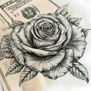 harmony-symbol-rose-tattoo – tattoo design ideas free ai generated – slender – for-triceps – Gallery: roses-inkby-ai