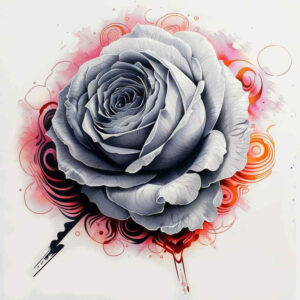 love-symbol-rose-tattoo – tattoo design ideas free ai generated – short-stroke – for-wrist-side – Gallery: roses-inkby-ai