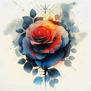 minimalist-rose-tattoo – tattoo design ideas free ai generated – symbol-mark – for-ribs – Gallery: roses-inkby-ai
