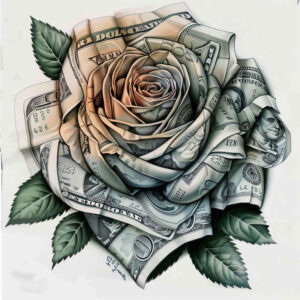 nature-motif-rose-tattoo – tattoo design ideas free ai generated – minimal-texture – for-lower-chest – Gallery: roses-inkby-ai