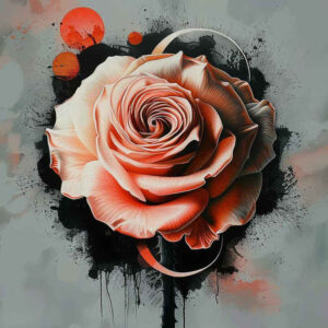 nature-motif-rose-tattoo – tattoo design ideas free ai generated – petite – for-toe – Gallery: roses-inkby-ai