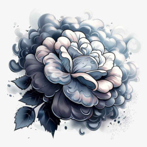 ornamental-detail-rose-tattoo – tattoo design ideas free ai generated – micro-art – for-shoulder-blade – Gallery: roses-inkby-ai