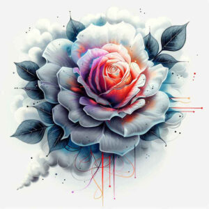 passion-symbol-rose-tattoo – tattoo design ideas free ai generated – subtle-shape – for-heel – Gallery: roses-inkby-ai