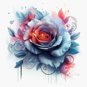 protection-symbol-rose-tattoo – tattoo design ideas free ai generated – miniature – for-foot – Gallery: roses-inkby-ai