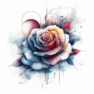 protection-symbol-rose-tattoo – tattoo design ideas free ai generated – pristine – for-back – Gallery: roses-inkby-ai