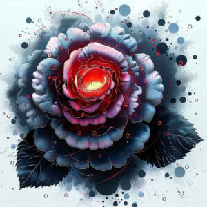 rose-abstract-tattoo – tattoo design ideas free ai generated – discreet-ink – for-heel – Gallery: roses-inkby-ai