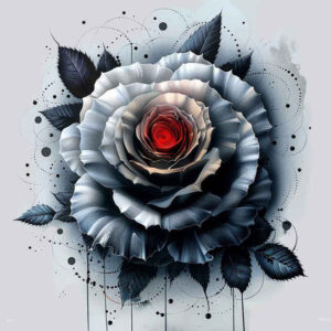 rose-artistic-tattoo – tattoo design ideas free ai generated – quiet – for-scapula – Gallery: roses-inkby-ai