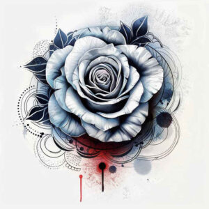 rose-colorful-tattoo – tattoo design ideas free ai generated – no-fill – for-back-shoulder – Gallery: roses-inkby-ai