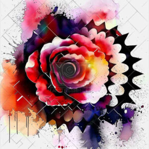 rose-colorful-tattoo – tattoo design ideas free ai generated – refined – for-wrist-side – Gallery: roses-inkby-ai