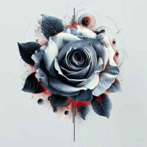 rose-decorative-tattoo – tattoo design ideas free ai generated – micro-symbol – for-ankle – Gallery: roses-inkby-ai