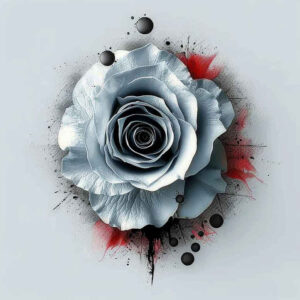 rose-detailed-tattoo – tattoo design ideas free ai generated – mini-ink – for-upper-arm – Gallery: roses-inkby-ai