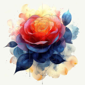 rose-detailed-tattoo – tattoo design ideas free ai generated – monochrome – for-elbow – Gallery: roses-inkby-ai