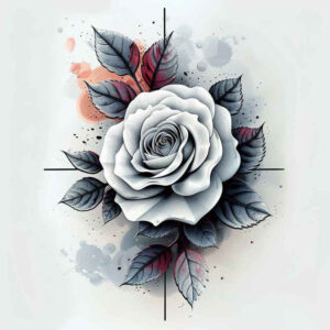 rose-elegant-tattoo – tattoo design ideas free ai generated – clear-edge – for-outer-arm – Gallery: roses-inkby-ai