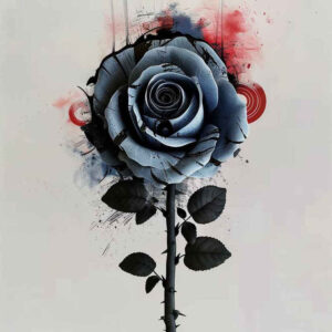 rose-elegant-tattoo – tattoo design ideas free ai generated – empty-space – for-knee – Gallery: roses-inkby-ai
