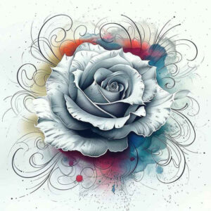 rose-feminine-tattoo – tattoo design ideas free ai generated – micro-tattoo – for-knee – Gallery: roses-inkby-ai