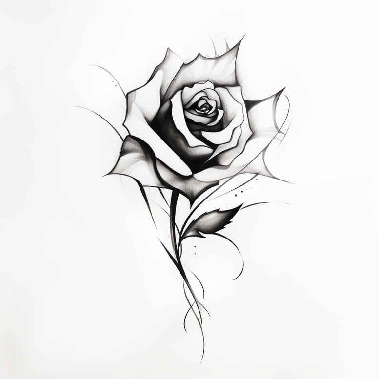 rose-inspiration-tattoo-for-men – tattoo design ideas free ai generated – tiny-detail – for-foot – Gallery: roses-inkby-ai