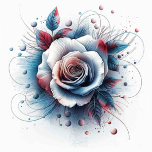 rose-modern-tattoo – tattoo design ideas free ai generated – miniature – for-scapula – Gallery: roses-inkby-ai