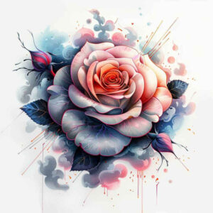 rose-natural-look-tattoo – tattoo design ideas free ai generated – concise – for-forearm – Gallery: roses-inkby-ai