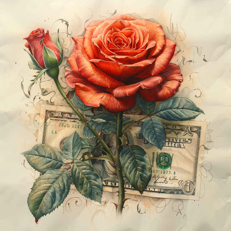 rose-natural-look-tattoo – tattoo design ideas free ai generated – diminutive – for-lower-leg – Gallery: roses-inkby-ai