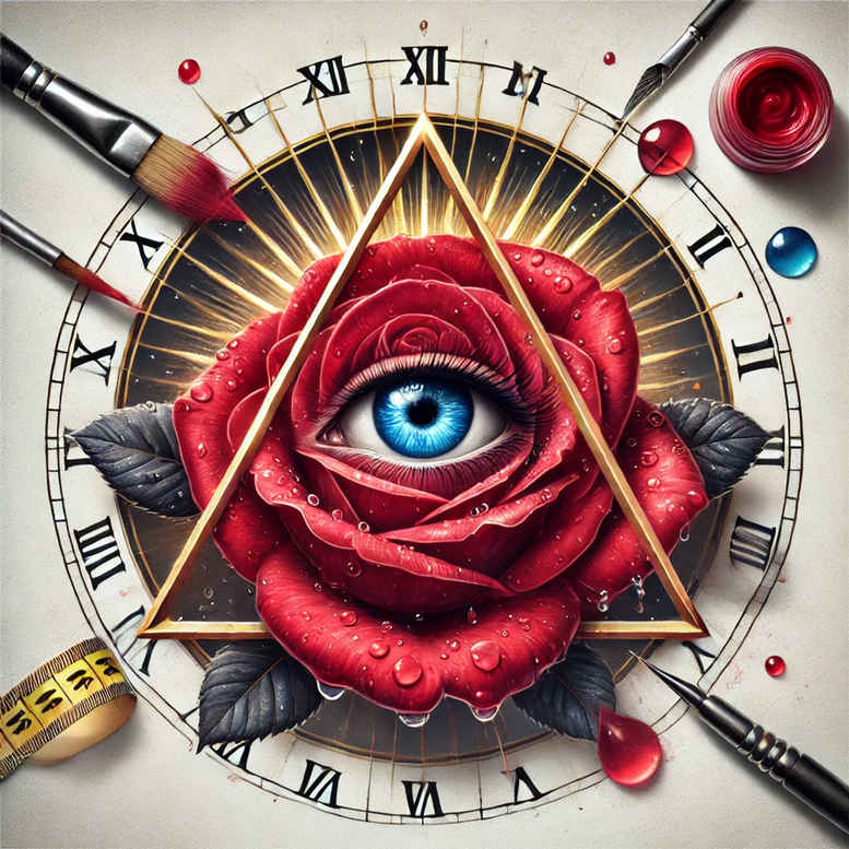rose-nature-tattoo – tattoo design ideas free ai generated – few-strokes – for-sternum – Gallery: roses-inkby-ai
