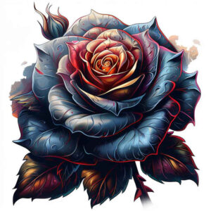 rose-nature-tattoo – tattoo design ideas free ai generated – iconic – for-forearm – Gallery: roses-inkby-ai