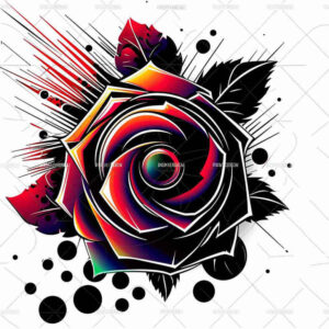 rose-nature-tattoo – tattoo design ideas free ai generated – simple-icon – for-stomach – Gallery: roses-inkby-ai