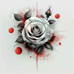 rose-ornamental-tattoo – tattoo design ideas free ai generated – diminutive – for-spine – Gallery: roses-inkby-ai