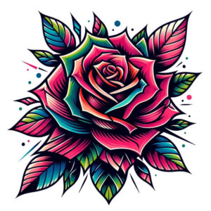 rose-ornamental-tattoo – tattoo design ideas free ai generated – elemental – for-upper-back – Gallery: roses-inkby-ai