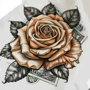 rose-tattoo – tattoo design ideas free ai generated – micro-line – for-palm – Gallery: roses-inkby-ai