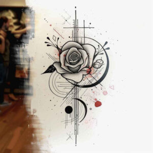rose-traditional-tattoo – tattoo design ideas free ai generated – quiet – for-heel – Gallery: roses-inkby-ai
