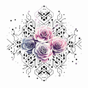 shaded-rose-tattoo – tattoo design ideas free ai generated – clean-lines – for-neck – Gallery: roses-inkby-ai