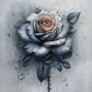 shaded-rose-tattoo – tattoo design ideas free ai generated – symbol-mark – for-nape – Gallery: roses-inkby-ai