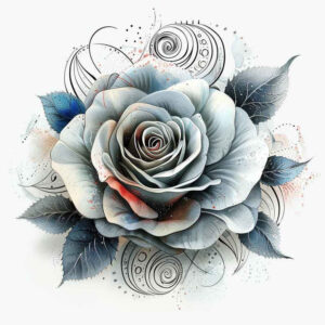 soft-shading-rose-tattoo – tattoo design ideas free ai generated – few-strokes – for-neck – Gallery: roses-inkby-ai