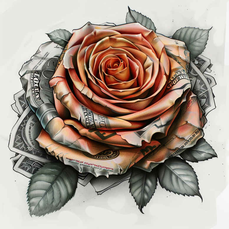roses tattoo design ideas Surrealism whimsical beauty and pain for shoulder blade