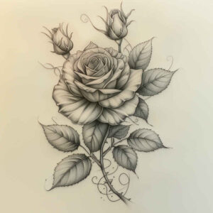 roses tattoo design ideas dreamlike beauty and pain for upper shoulder