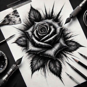 roses tattoo design ideas ornamental beauty and pain meaning determination