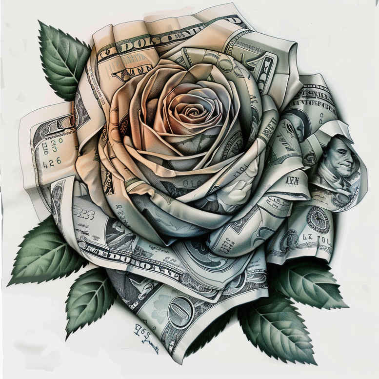 roses tattoo design ideas sharp contrast beauty and pain symbol of perseverance