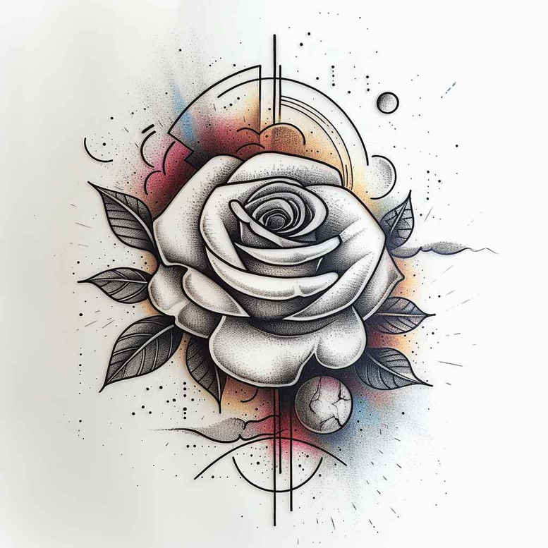 roses tattoo design ideas Realism living skin blooming courage and power