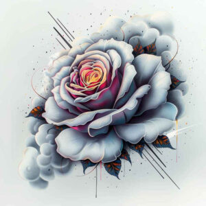 roses tattoo design ideas saturated hues blooming for inner arm