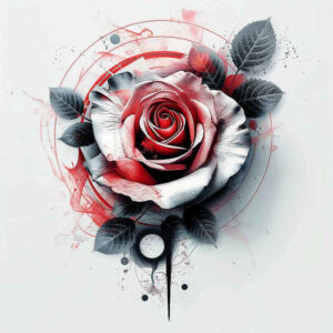roses tattoo design ideas color saturation blooming for knee