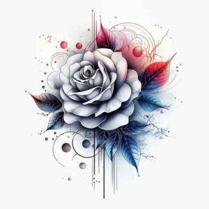 roses tattoo design ideas Realism color precision blooming heart meaning strength