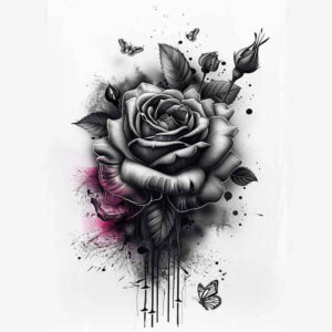 roses tattoo design ideas vibrant palette blooming heart stands for resilience