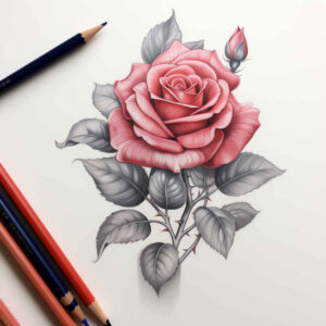 roses tattoo design ideas gentle shadow blooming meaning strength